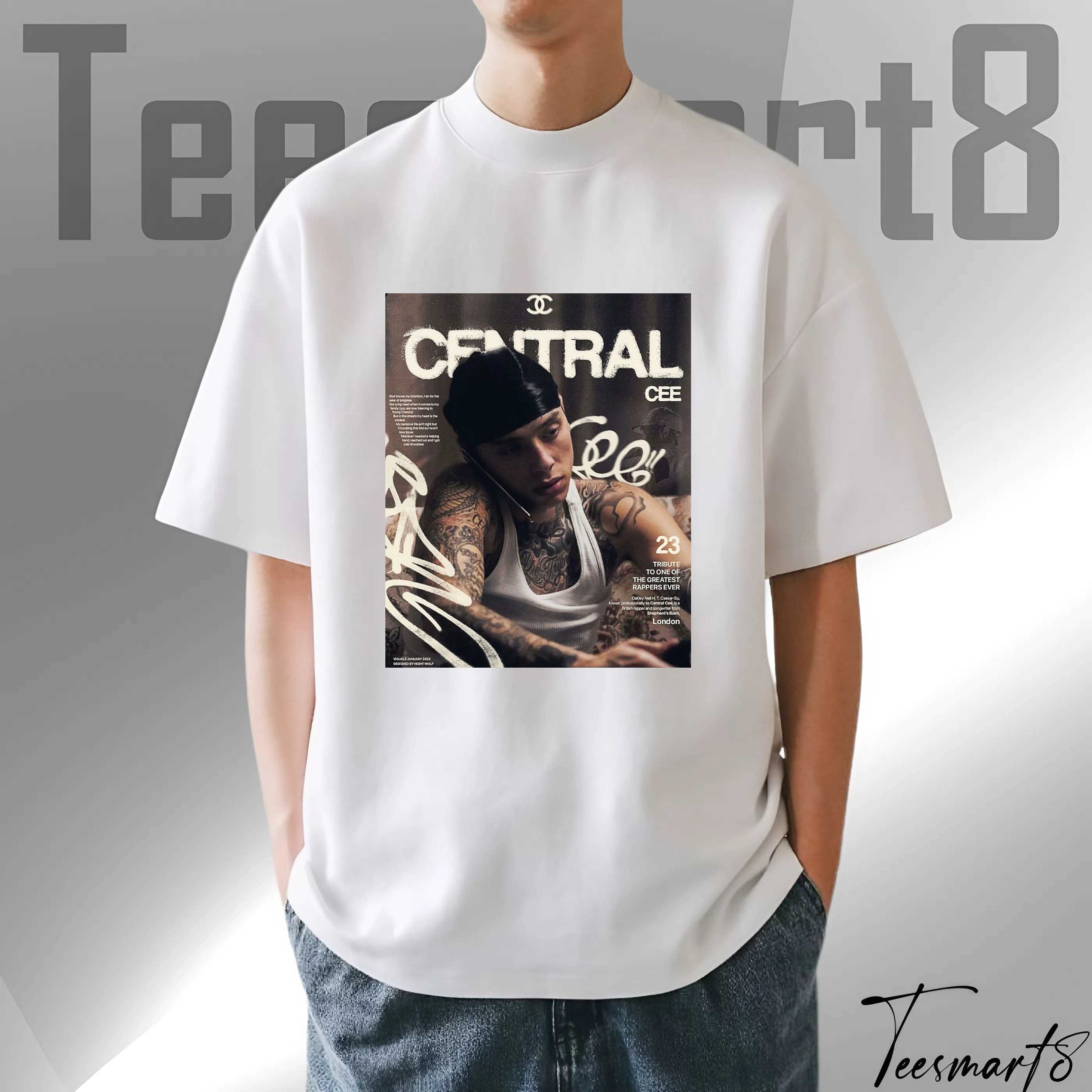 Central Cee T-Shirt – 90s Retro Style Vintage Uk Rap Graphic Tee