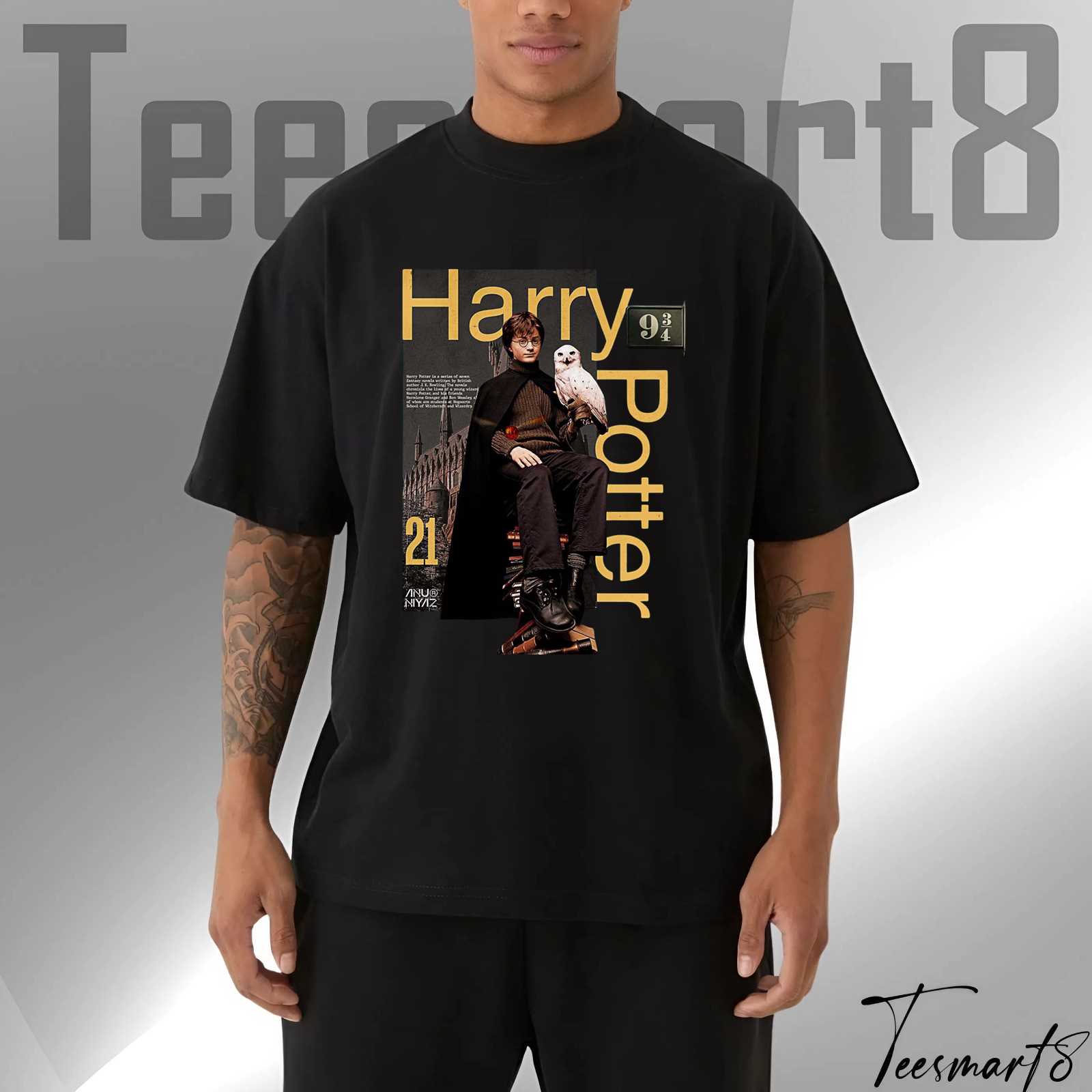 Harry Potter T-Shirt – House Pride Graphic Style Gryffindor Slytherin Look