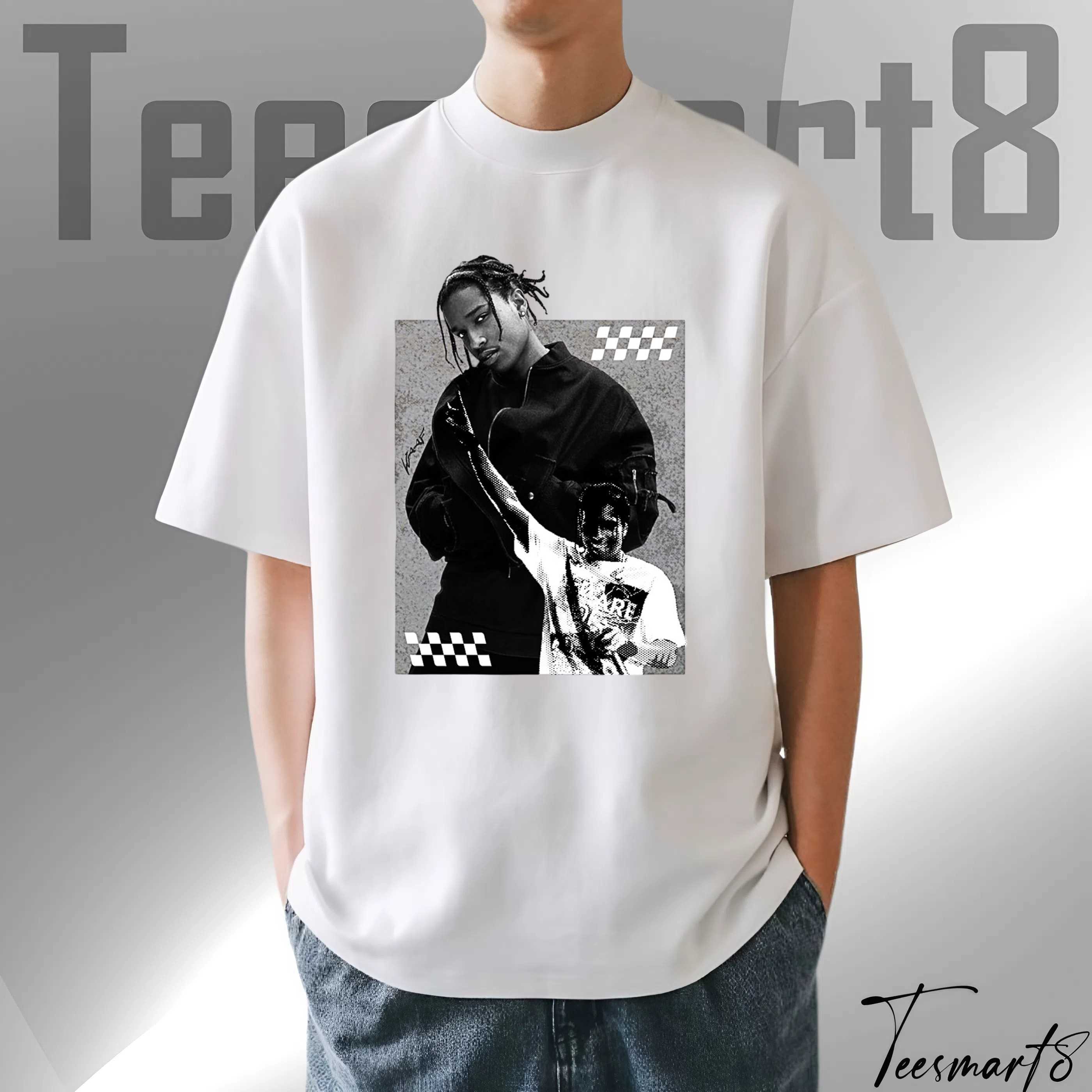 A$ap Rocky T-Shirt – Harlem Hip-Hop Style Unisex Fashion Fit