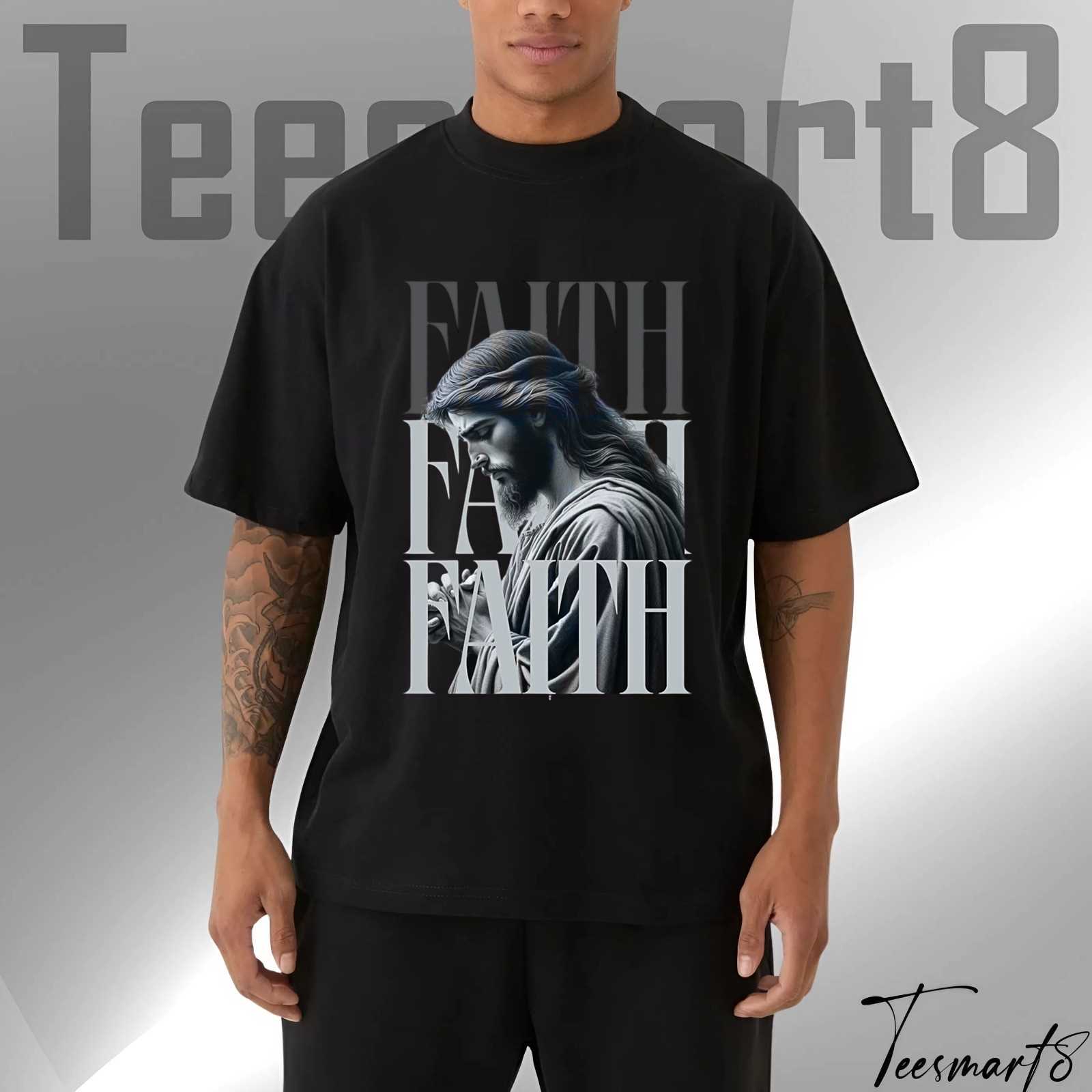 Faith T-Shirt – Minimalist Jesus Graphic Christian Apparel