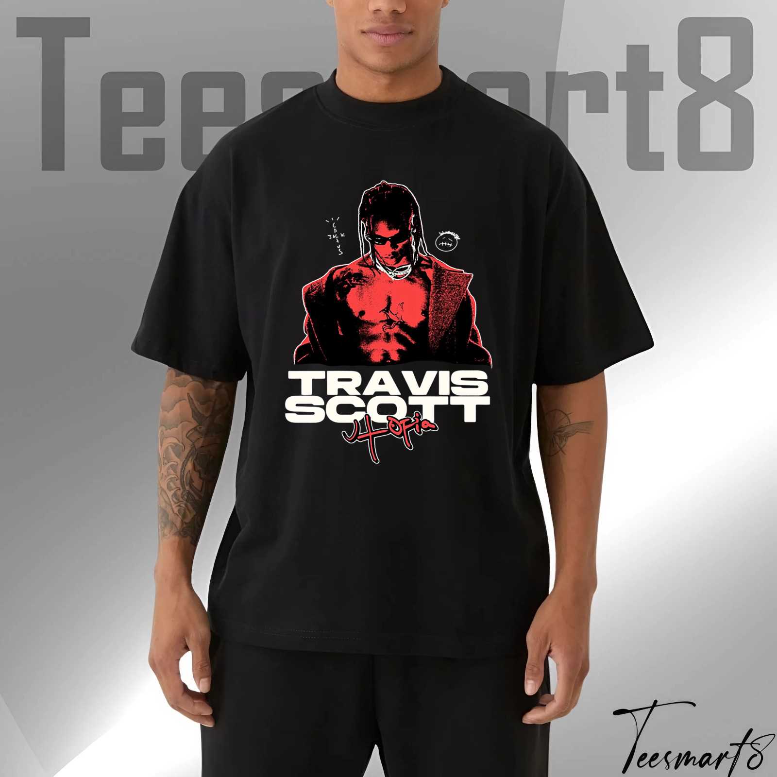 Travis Scott T-Shirt – Utopia Album Graphic Tee For Hip Hop Streetwear Fans