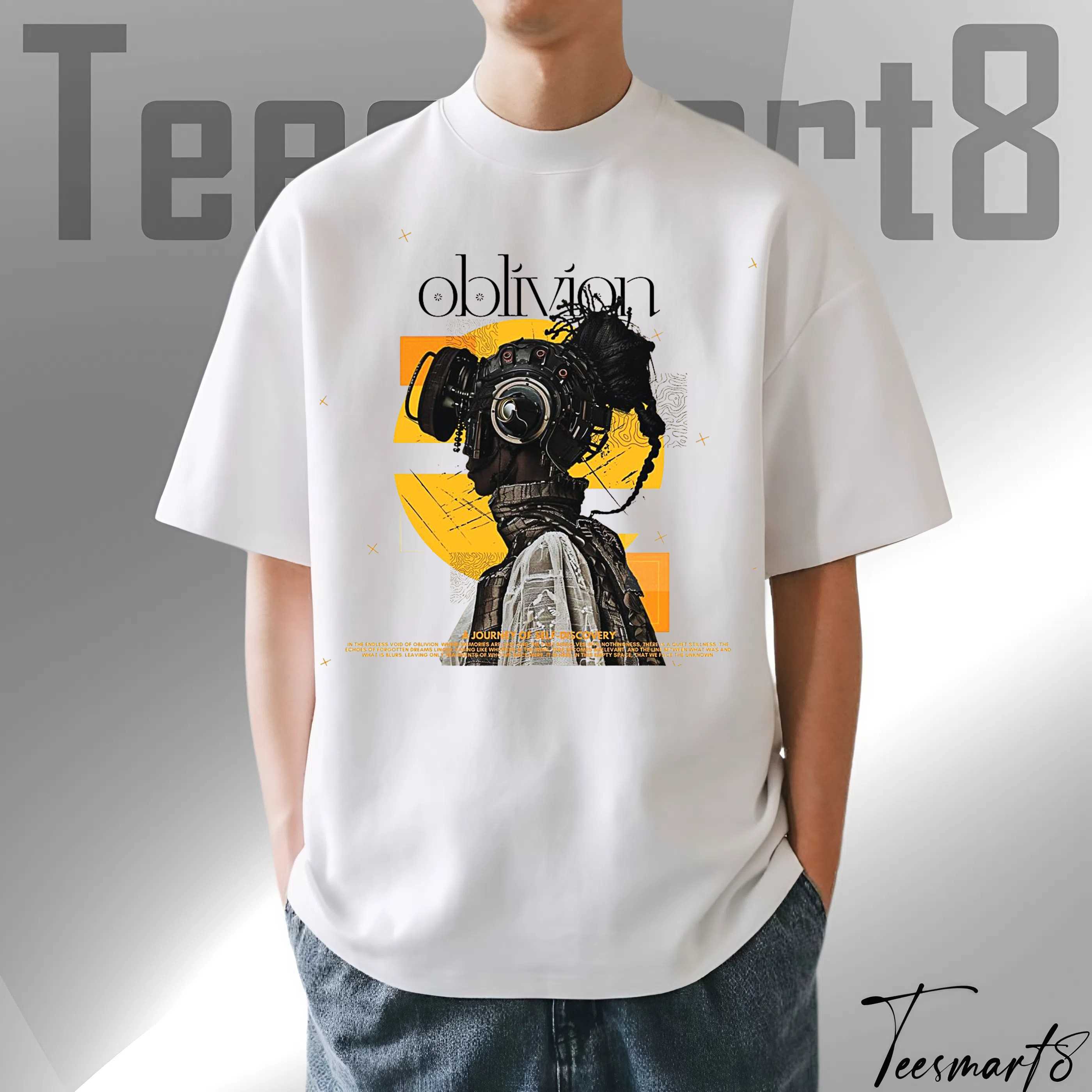 Oblivion T-Shirt – Stylish Girl Artwork Graphic Tee For Creative Streetwear Fans