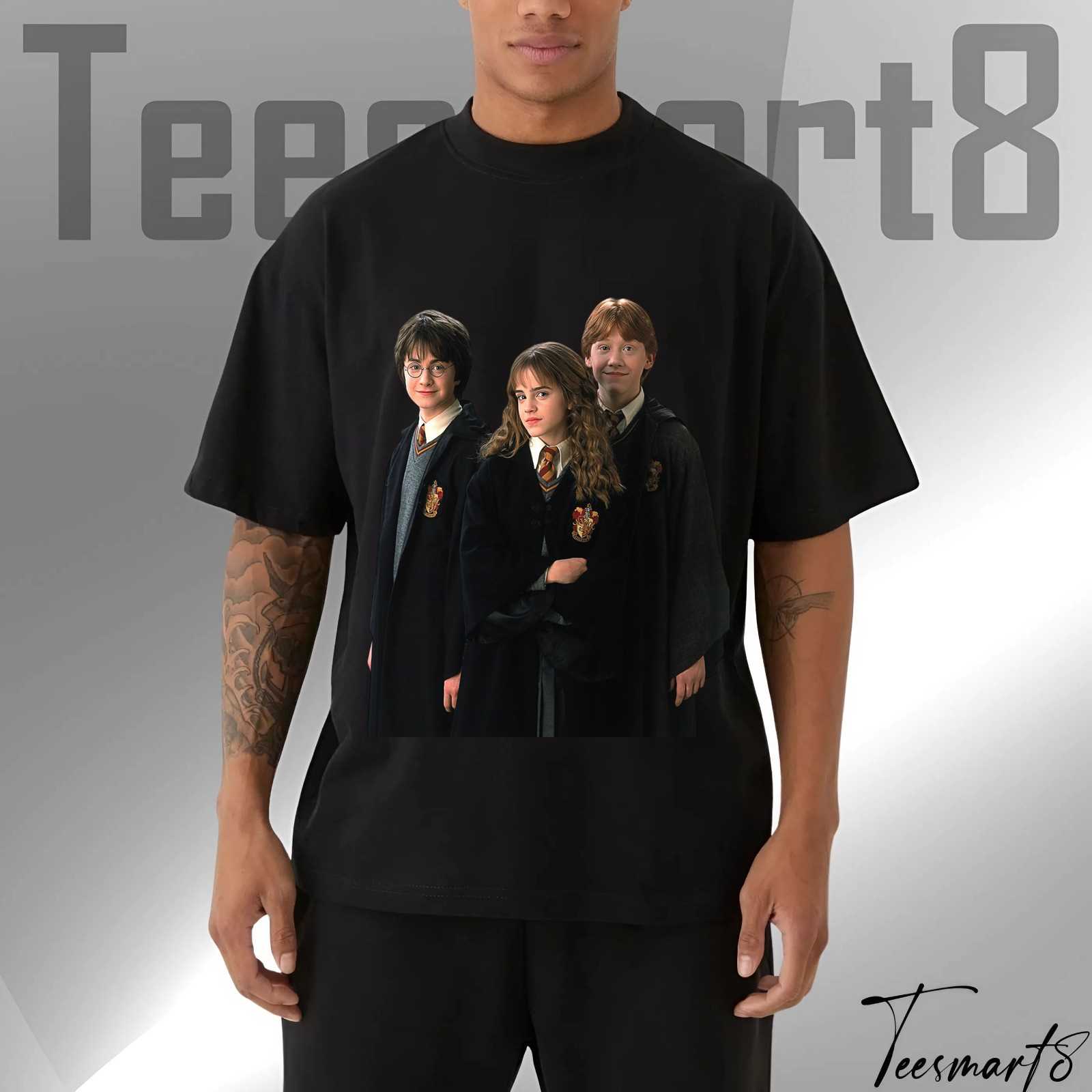 Harry Hermione Ron T Shirt – Harry Potter Fandom Graphic Tee For Wizarding World Fans