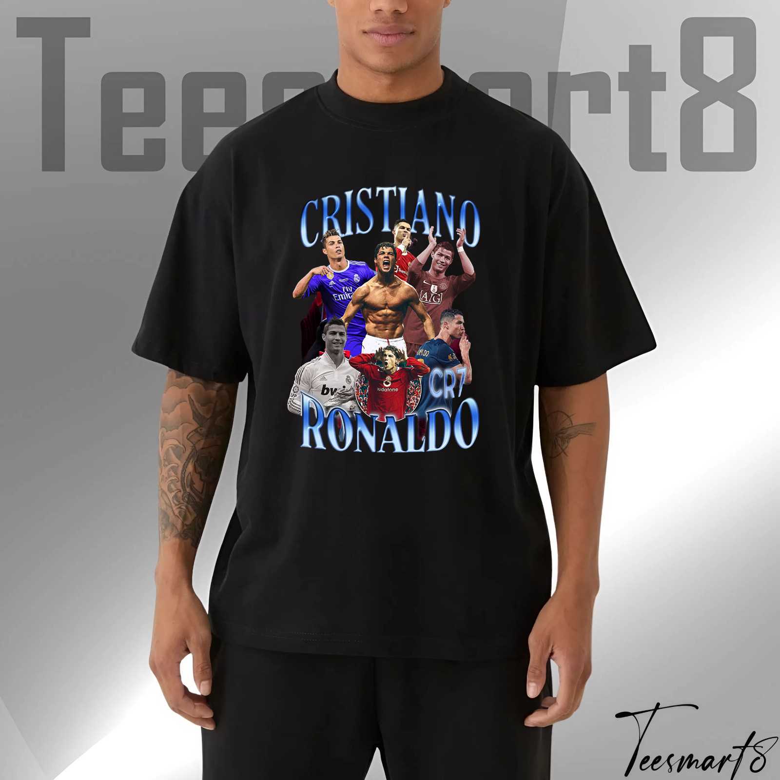 Cr7 T-Shirt – Rap Style Graphic Tee For Urban Football Fans