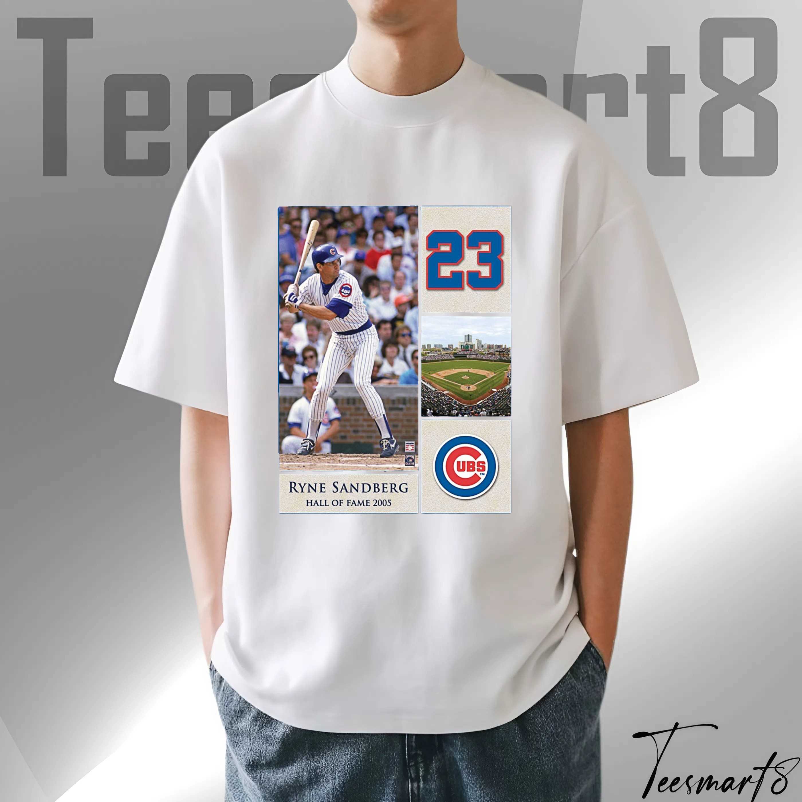 Ryne Sandberg Memorial T-Shirt – Chicago Cubs Legend Tribute Tee