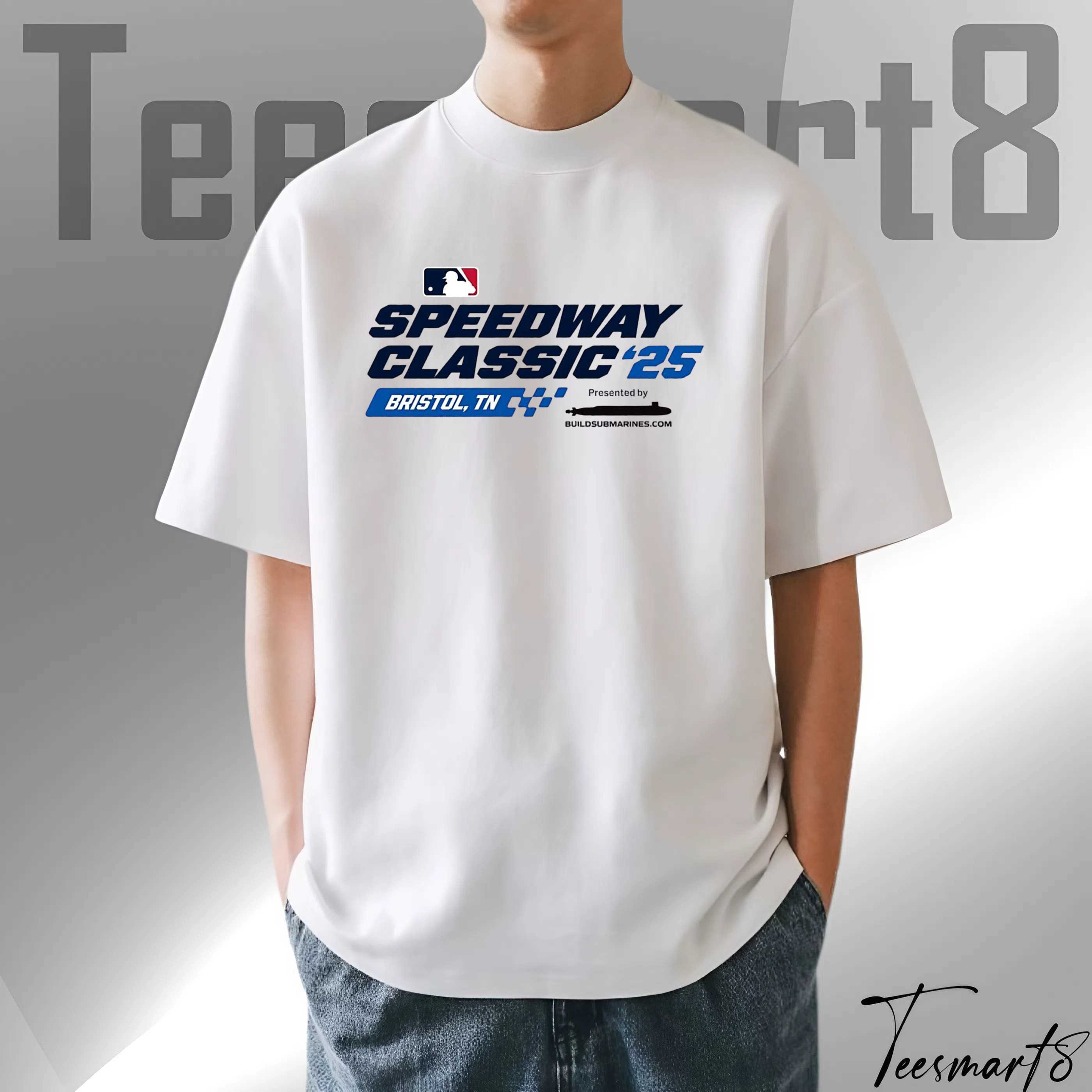 Braves Vs. Reds 2025 Mlb Speedway Classic Shirt – Bristol Game Day Tee