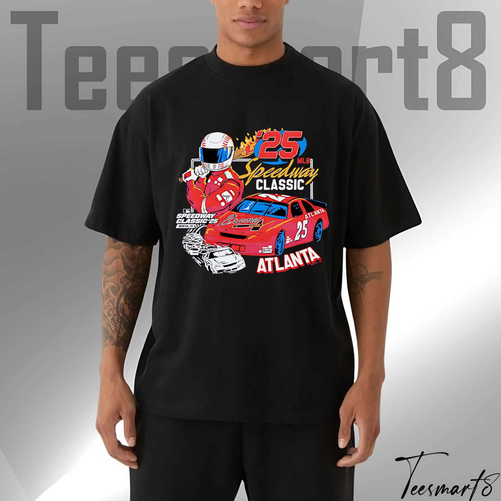 Mlb Speedway Classic 2025 Atlanta Braves Shirt
