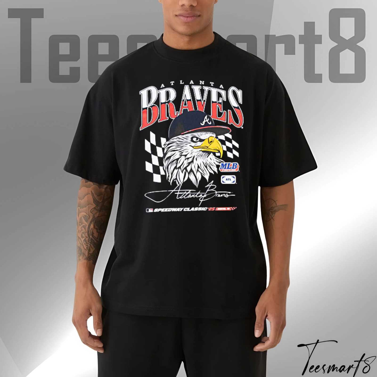 Speedway Classic Oversized T-Shirt – Atlanta Braves