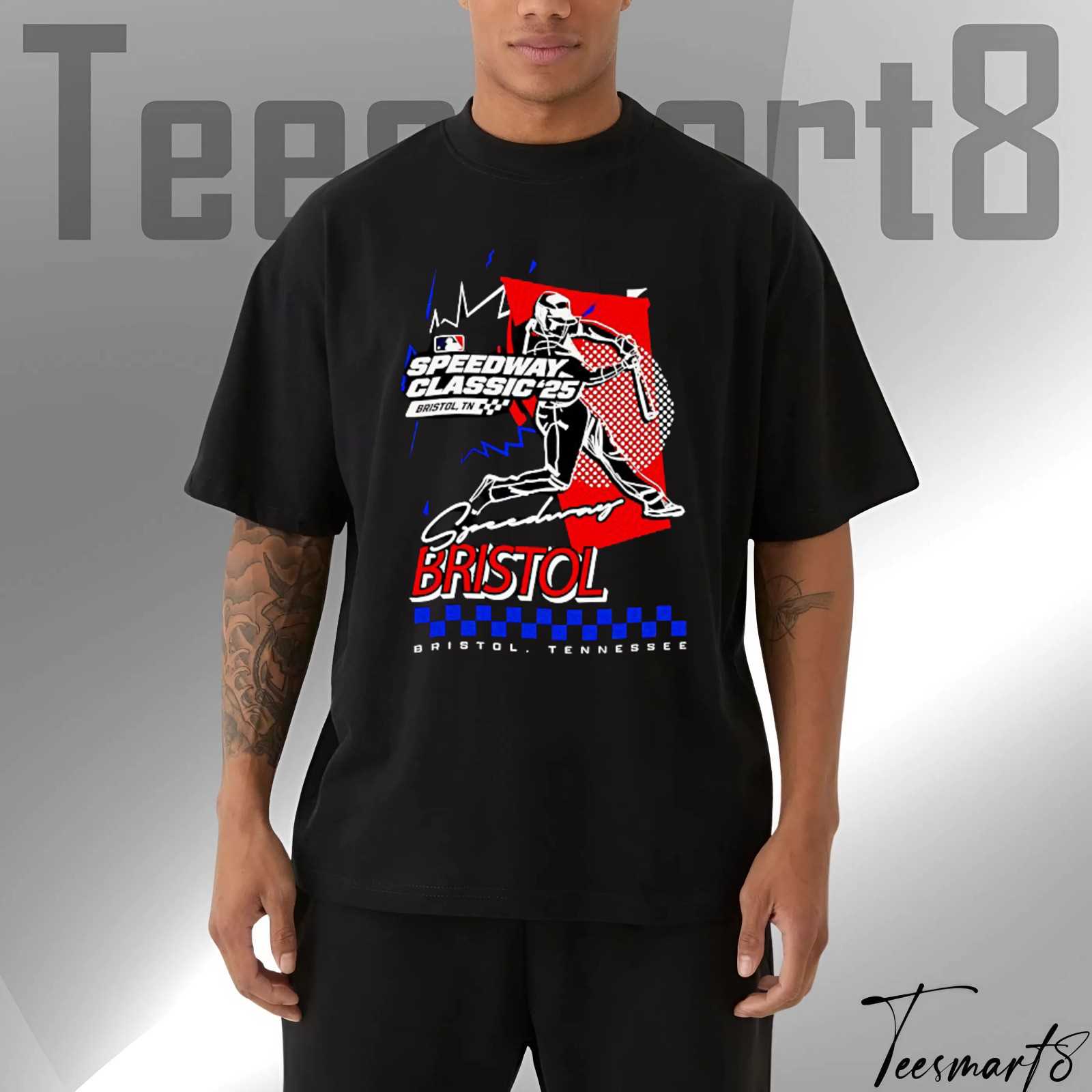 Speedway Classic 2025 – Bristol, Tennessee Checkered Flag T-Shirt