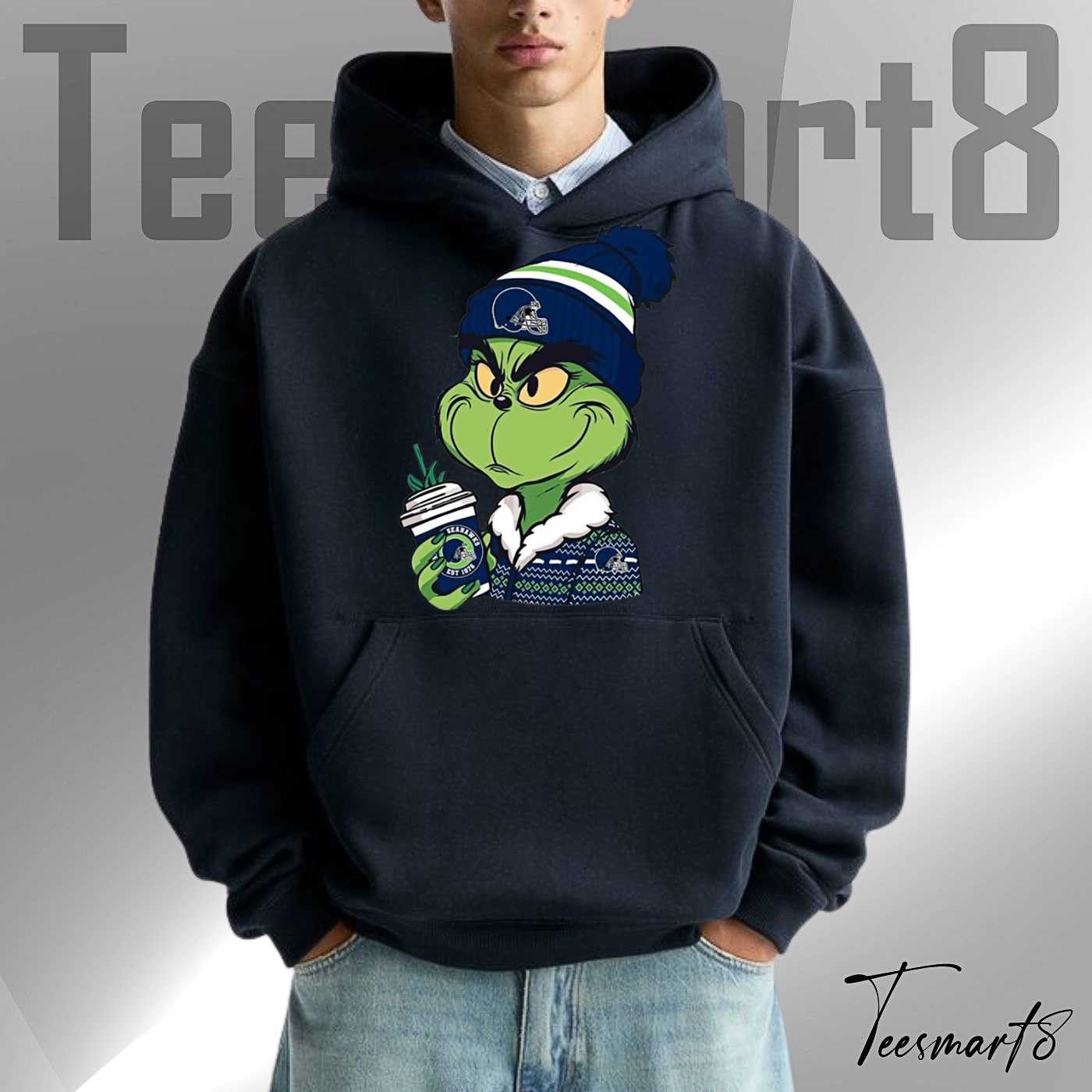 Seattle Seahawks Grinch Game Day Football Hoodie