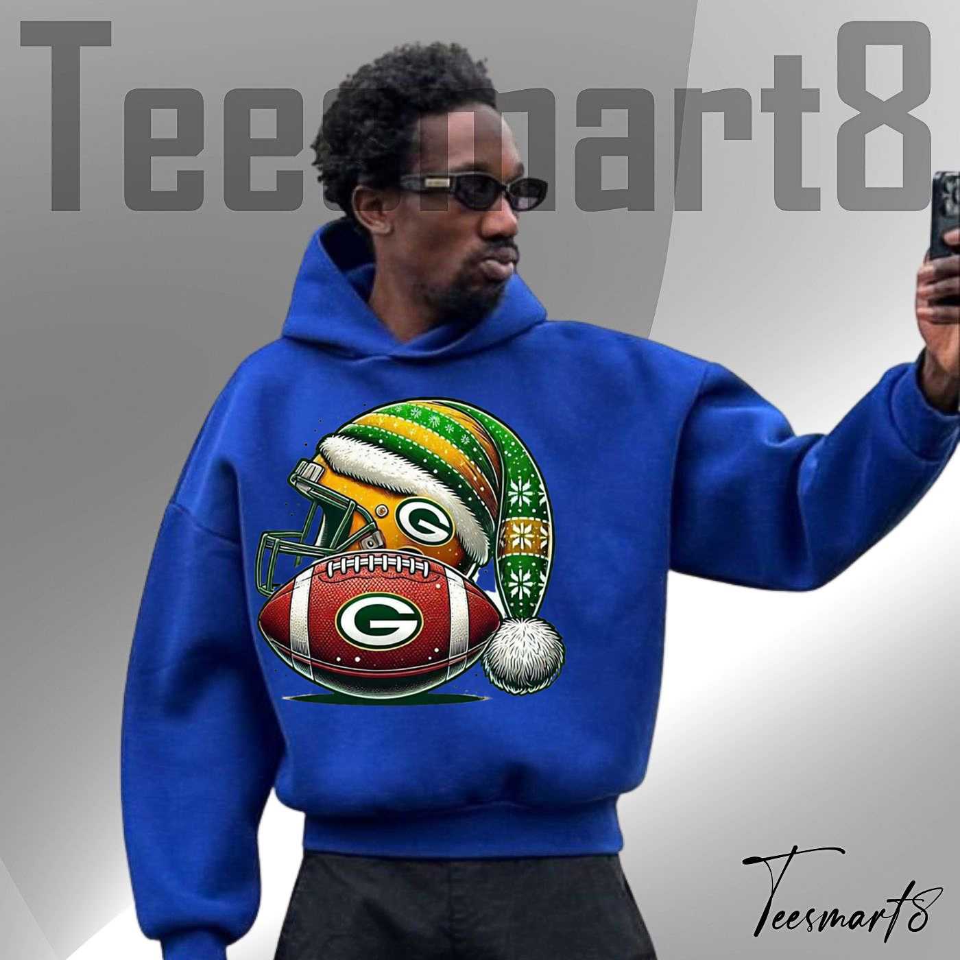 Green Bay Packers Ugly Christmas Sweater Style Hoodie