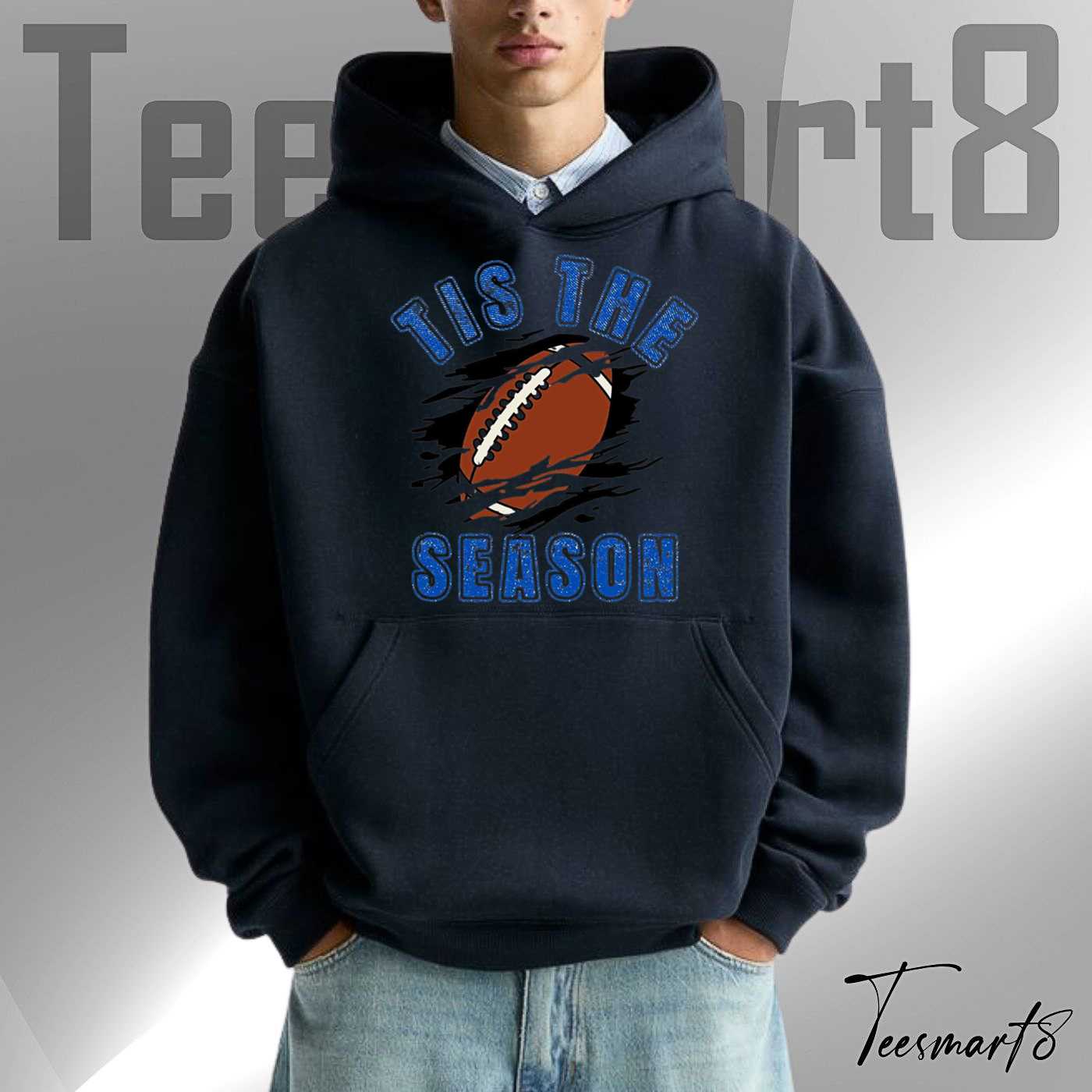 'tis The Season Football Game Day Hoodie