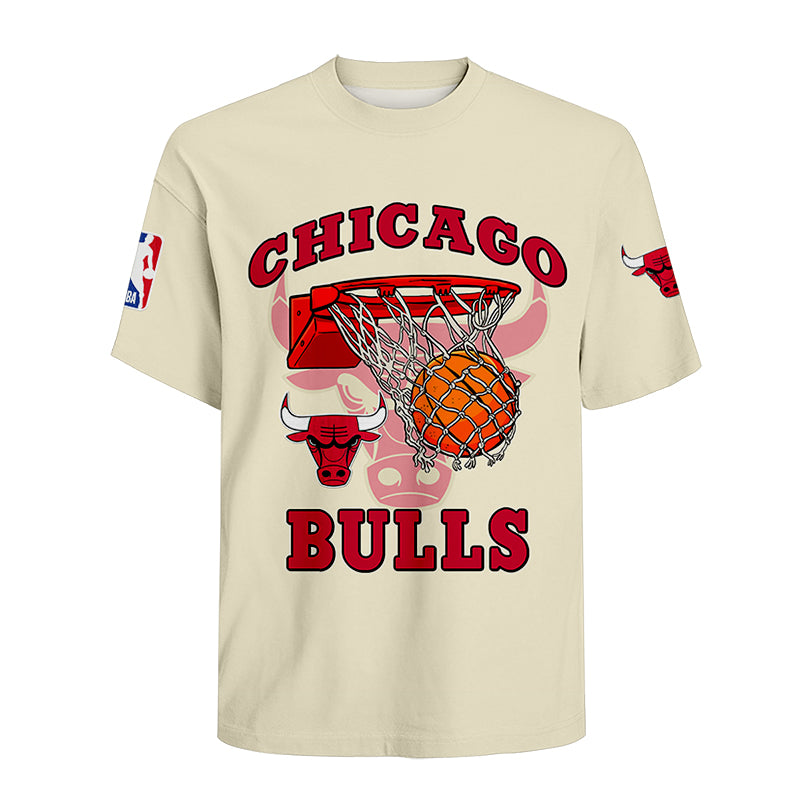 Retro Chicago Bulls Logo T-Shirt