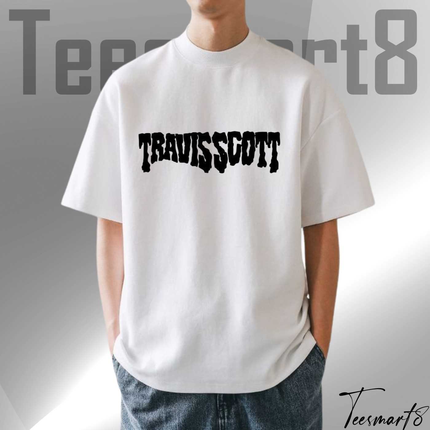 Travis Scott Cactus Jack T-Shirt – La Flame Graphic Tee Astroworld Rap Streetwear Shirt