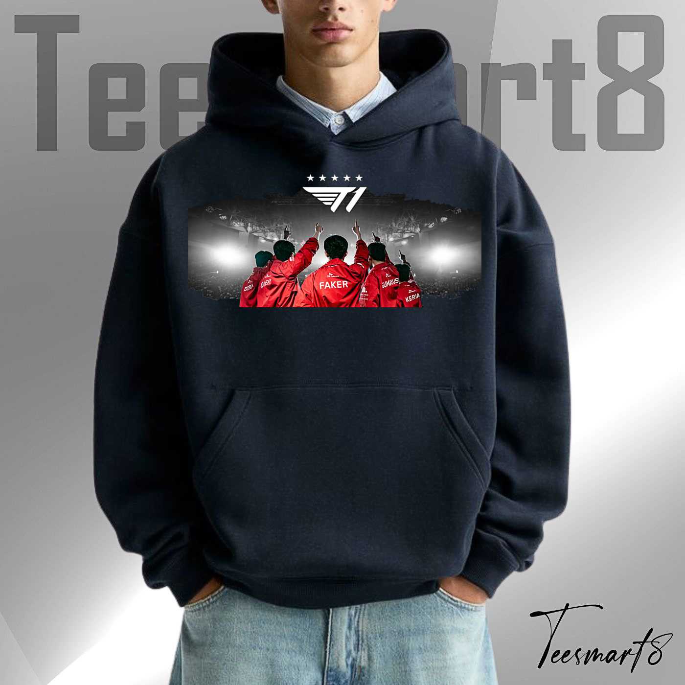 T1 Championship Roster Hoodie T1 Championship Roster Hoodie