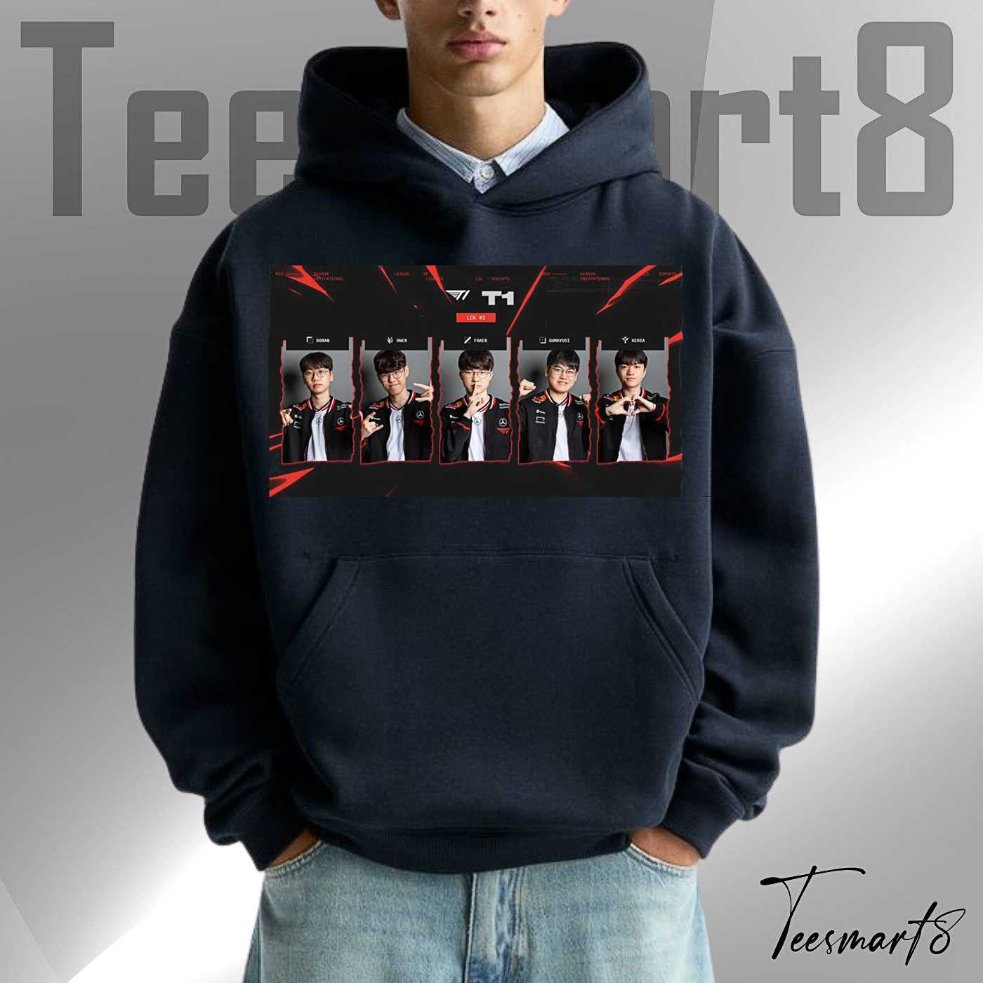 T1 Team: Legendary Lineup Hoodie T1 Team: Legendary Lineup Hoodie