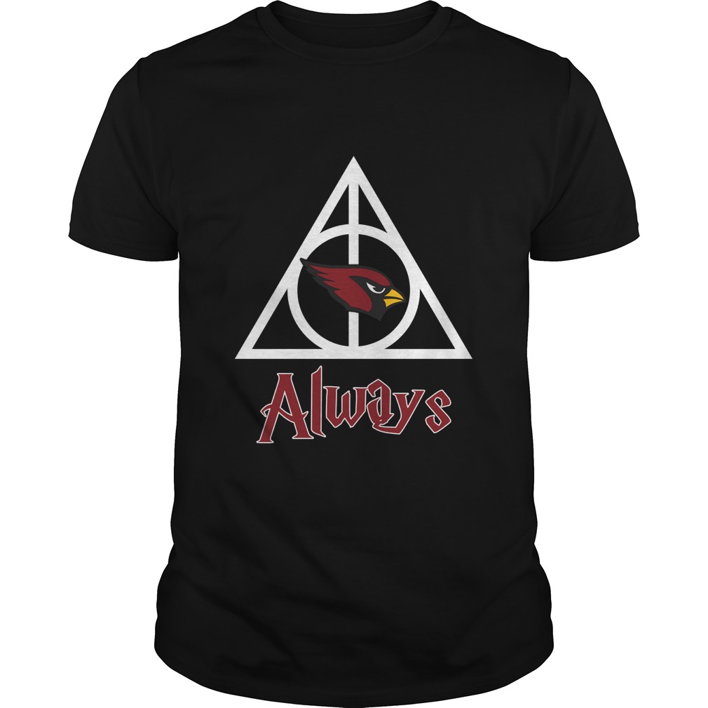 Harry Potter Deathly Hallows Always Arizona Cardinals T-Shirt Harry Potter Deathly Hallows Always Arizona Cardinals T-Shirt