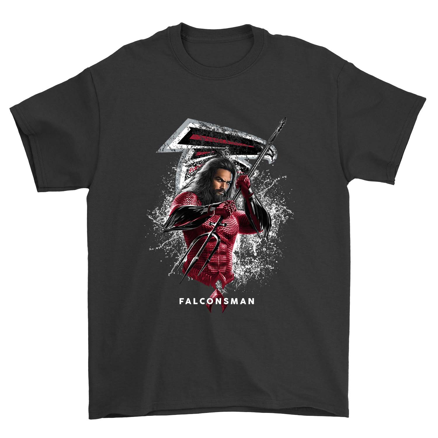 Atlanta Falcons X Aquaman "falconsman" T-Shirt Atlanta Falcons X Aquaman "falconsman" T-Shirt