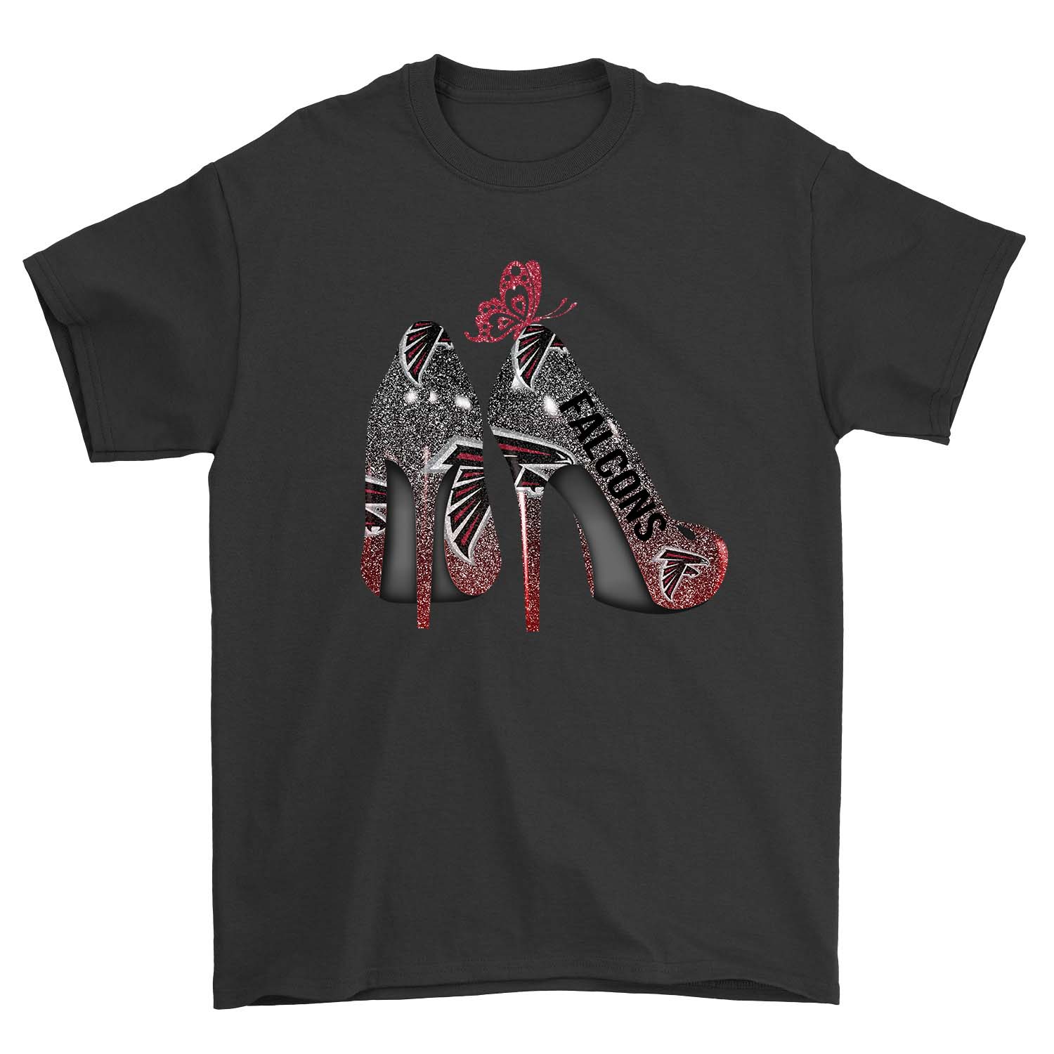 Atlanta Falcons "butterfly High Heels" Women's T-Shirt Atlanta Falcons "butterfly High Heels" Women's T-Shirt