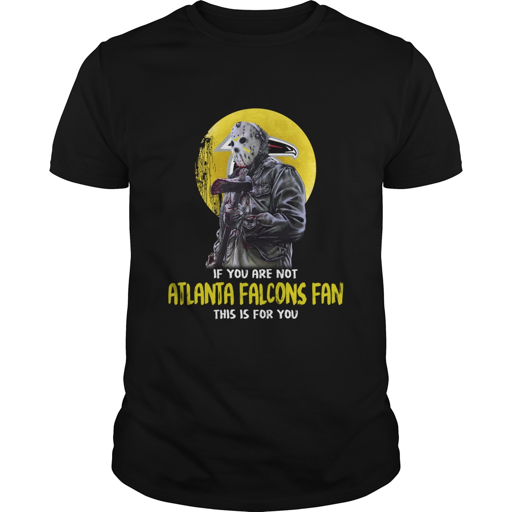 Atlanta Falcons "jason Voorhees - Fan Or Else" T-Shirt Atlanta Falcons "jason Voorhees - Fan Or Else" T-Shirt