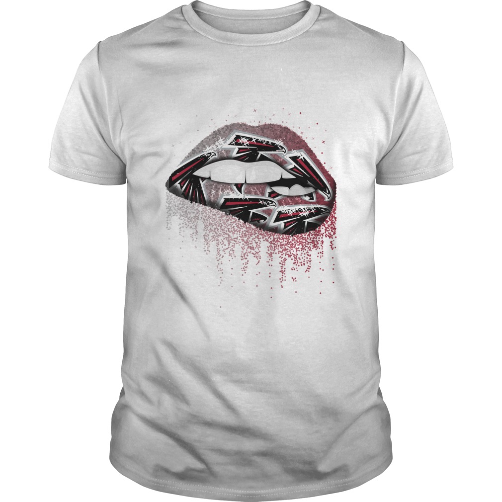 Atlanta Falcons Bloody Lips T-Shirt Atlanta Falcons Bloody Lips T-Shirt