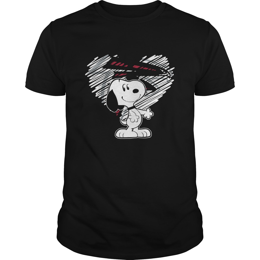 Atlanta Falcons "snoopy In My Heart" T-Shirt Atlanta Falcons "snoopy In My Heart" T-Shirt