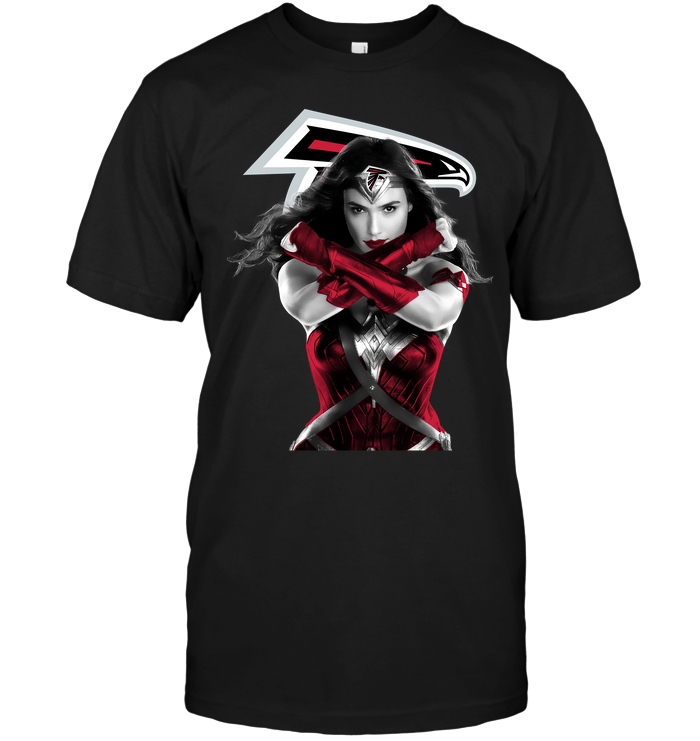 Atlanta Falcons "wonder Woman" Superhero T-Shirt Atlanta Falcons "wonder Woman" Superhero T-Shirt
