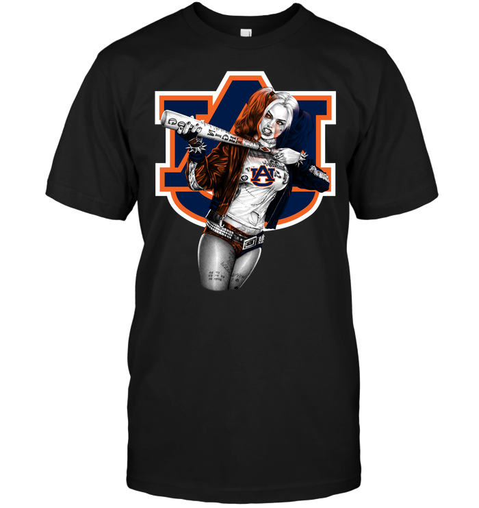 Auburn Tigers "harley Quinn" T-Shirt Auburn Tigers "harley Quinn" T-Shirt