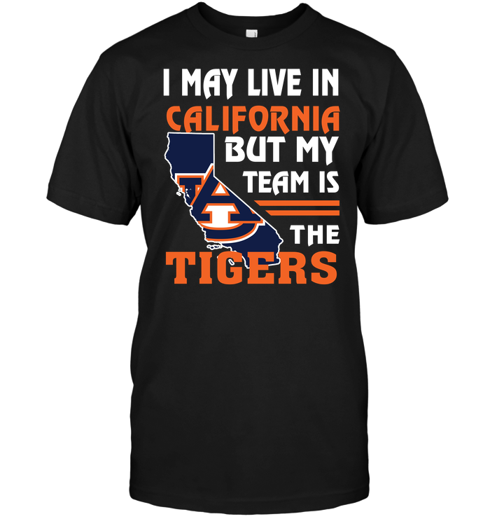 Auburn Tigers "i May Live In Nebraska" T-Shirt Auburn Tigers "i May Live In Nebraska" T-Shirt