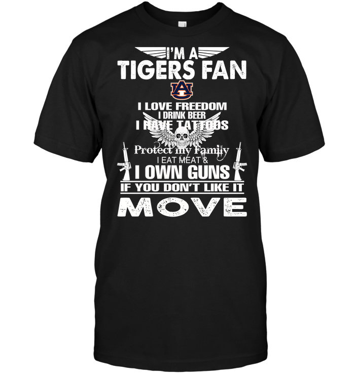 Auburn Tigers "i'm A Tigers Fan" Personality T-Shirt Auburn Tigers "i'm A Tigers Fan" Personality T-Shirt