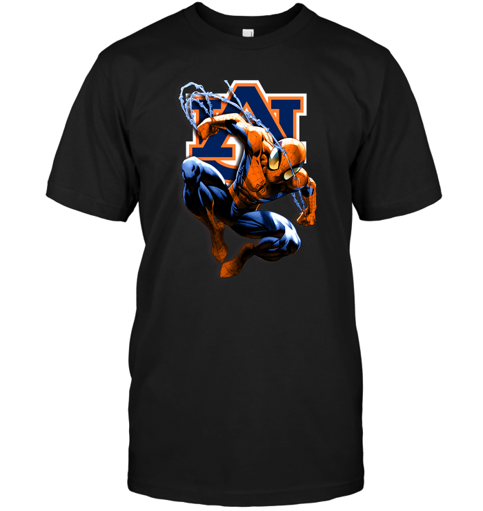 Auburn Tigers "spiderman" Superhero T-Shirt Auburn Tigers "spiderman" Superhero T-Shirt