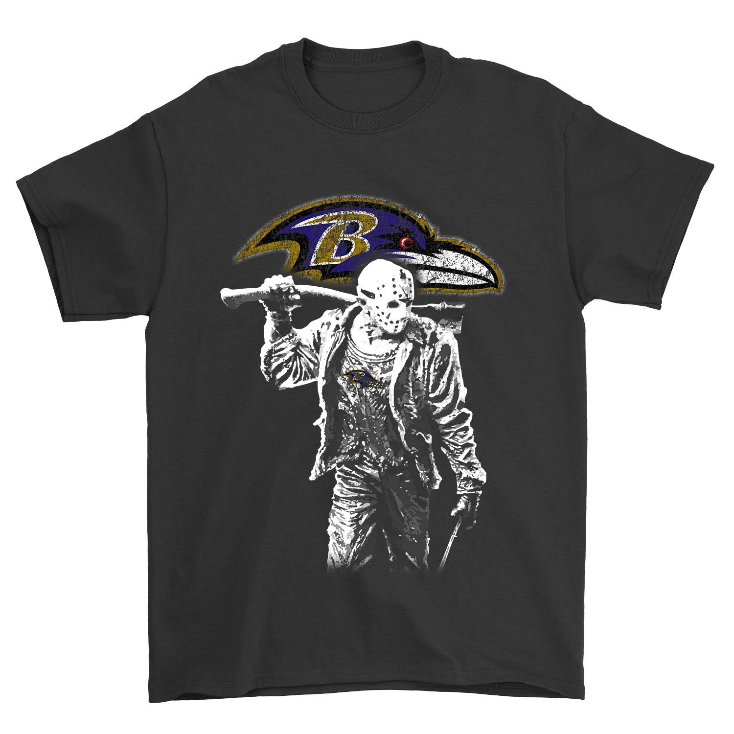 Baltimore Ravens "jason Voorhees" T-Shirt Baltimore Ravens "jason Voorhees" T-Shirt