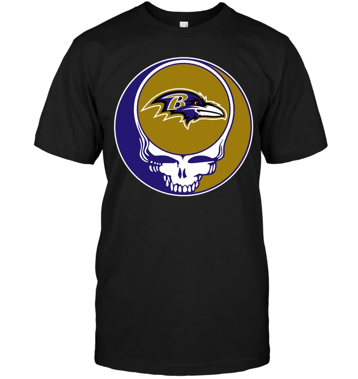 Baltimore Ravens "grateful Dead" Fan T-Shirt Baltimore Ravens "grateful Dead" Fan T-Shirt
