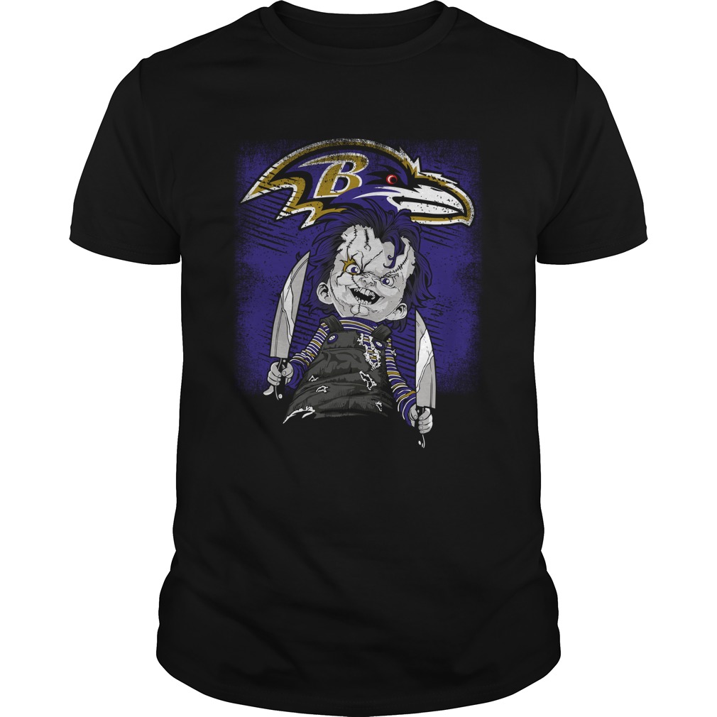 Baltimore Ravens Halloween "chucky" T-Shirt Baltimore Ravens Halloween "chucky" T-Shirt
