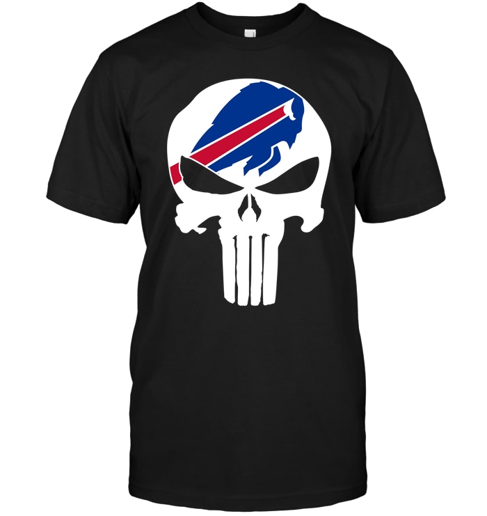 Buffalo Bills "punisher Skull" T-Shirt Buffalo Bills "punisher Skull" T-Shirt