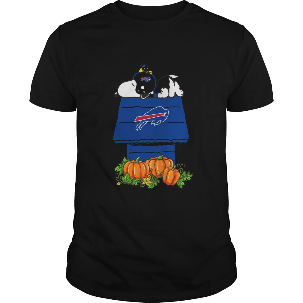 Buffalo Bills "snoopy Pumpkin House" T-Shirt Buffalo Bills "snoopy Pumpkin House" T-Shirt
