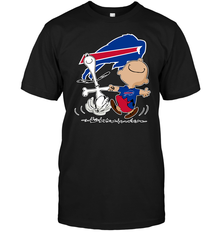 Buffalo Bills "charlie Brown & Snoopy" T-Shirt Buffalo Bills "charlie Brown & Snoopy" T-Shirt