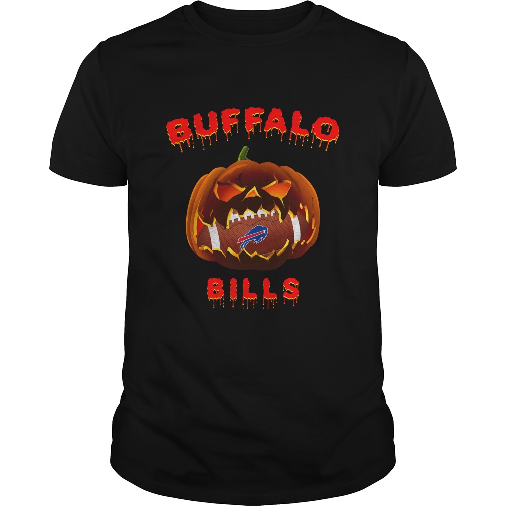 Buffalo Bills Halloween Pumpkin T-Shirt Buffalo Bills Halloween Pumpkin T-Shirt