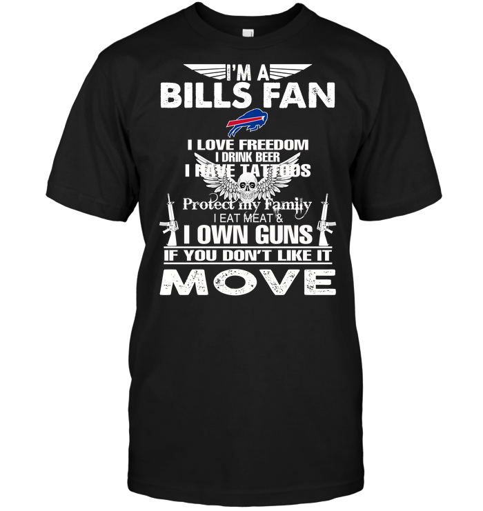 Buffalo Bills "i'm A Bills Fan" Personality T-Shirt Buffalo Bills "i'm A Bills Fan" Personality T-Shirt