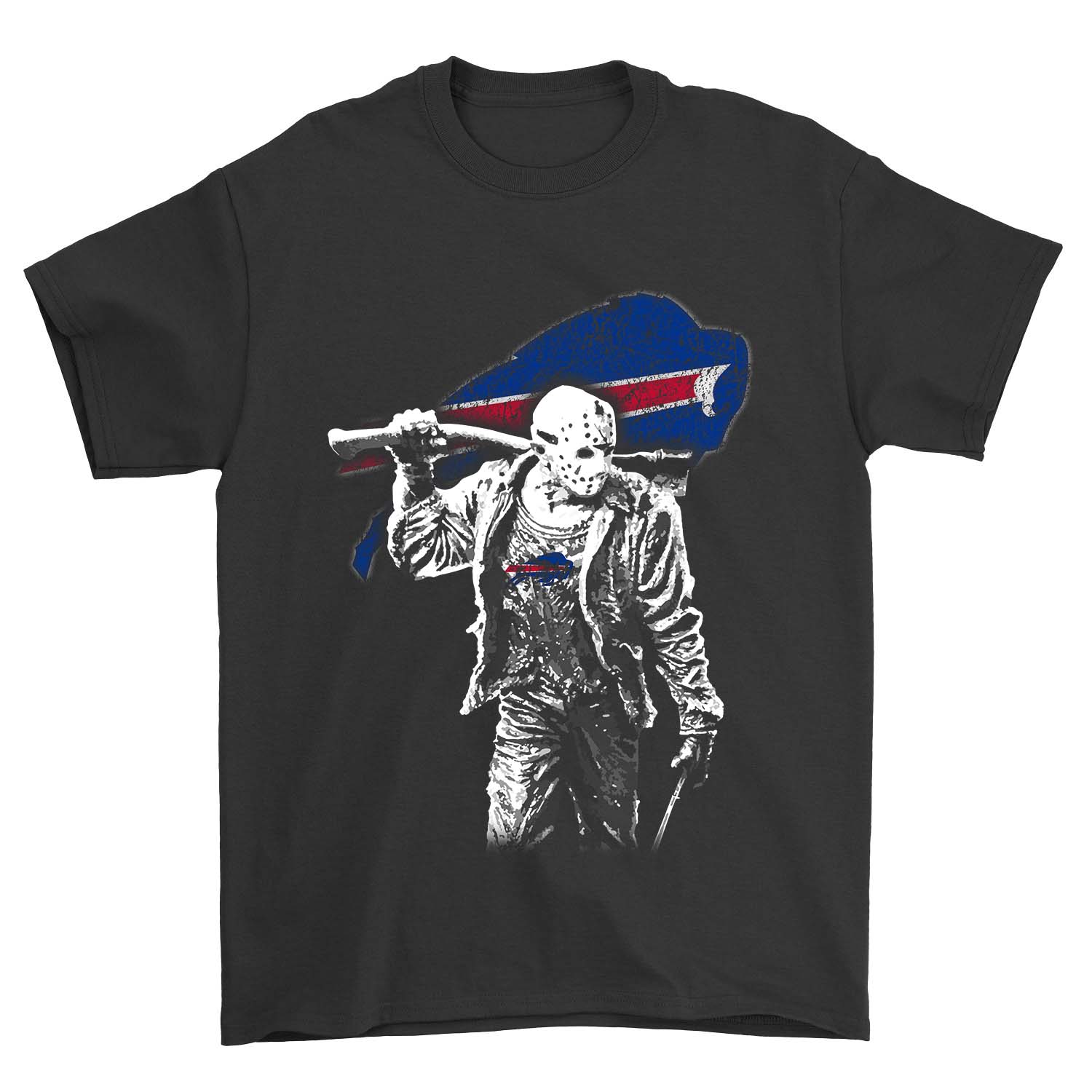 Buffalo Bills "jason Voorhees" Hockey Mask T-Shirt Buffalo Bills "jason Voorhees" Hockey Mask T-Shirt