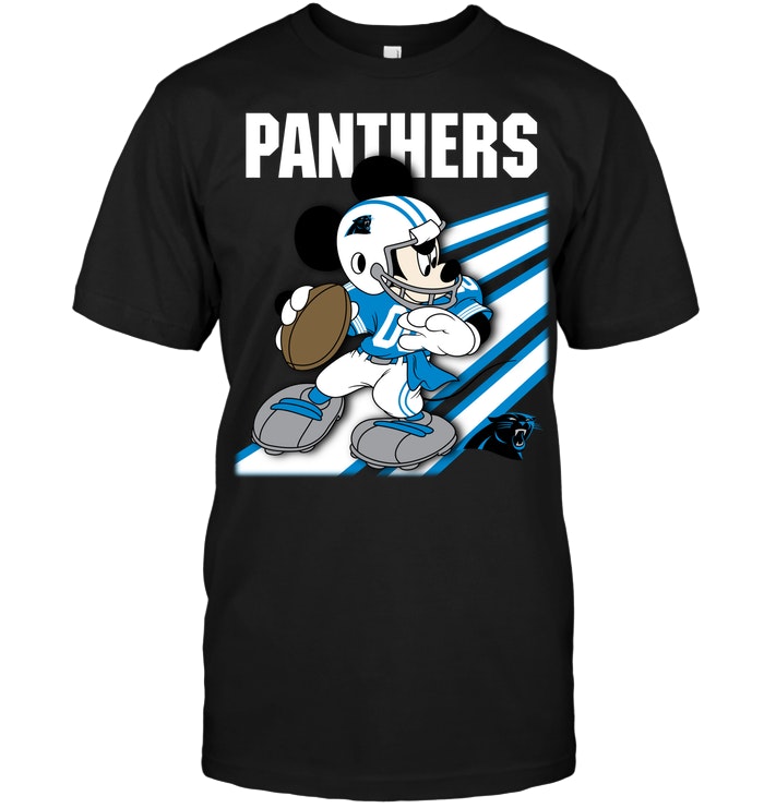 Carolina Panthers "mickey Mouse" Disney Football T-Shirt Carolina Panthers "mickey Mouse" Disney Football T-Shirt