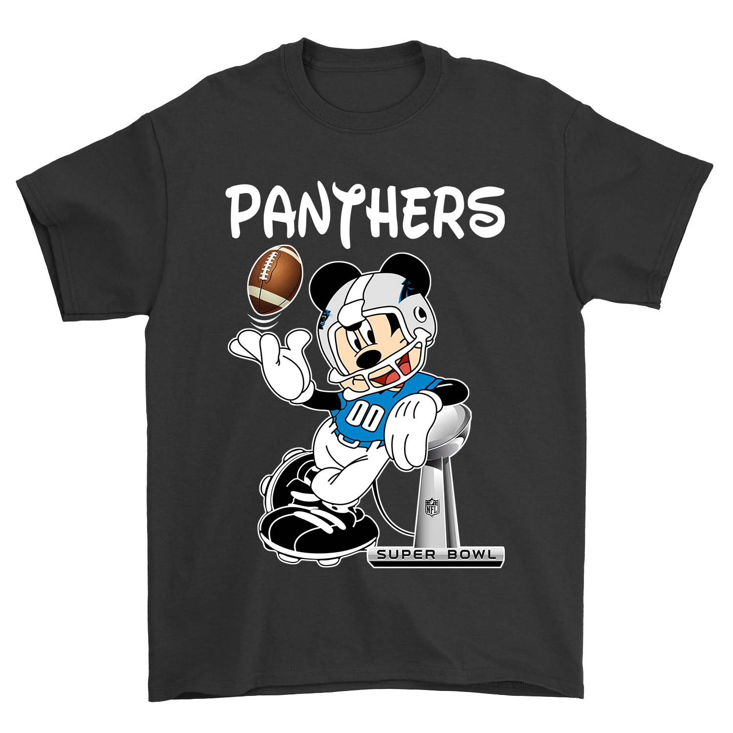Carolina Panthers "mickey Mouse" Disney T-Shirt Carolina Panthers "mickey Mouse" Disney T-Shirt