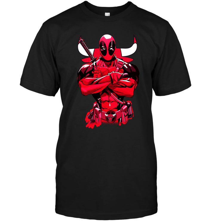 Chicago Bulls "deadpool" Crossover T-Shirt Chicago Bulls "deadpool" Crossover T-Shirt