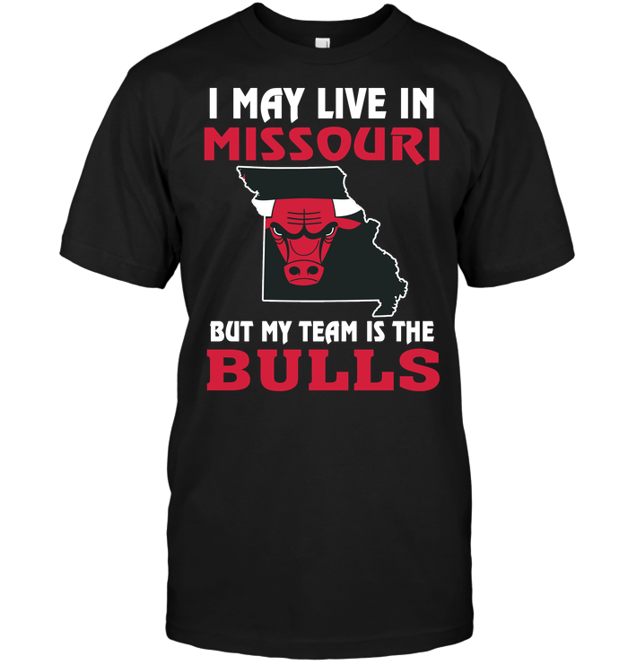 Chicago Bulls "i May Live In Missouri" T-Shirt Chicago Bulls "i May Live In Missouri" T-Shirt