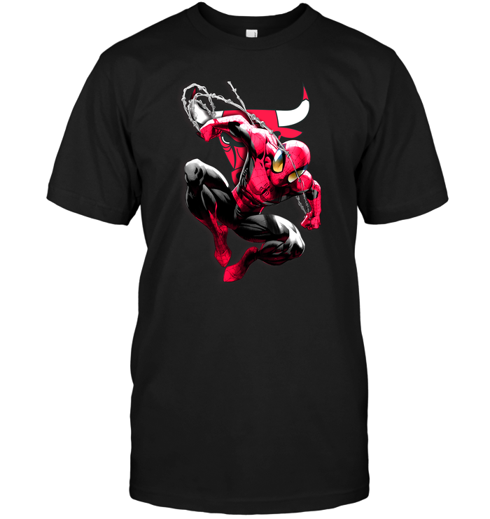 Chicago Bulls "spiderman" Superhero T-Shirt Chicago Bulls "spiderman" Superhero T-Shirt