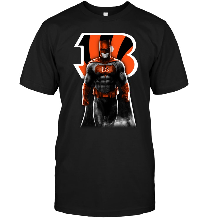 Cincinnati Bengals "batman Bruce Wayne" T-Shirt Cincinnati Bengals "batman Bruce Wayne" T-Shirt