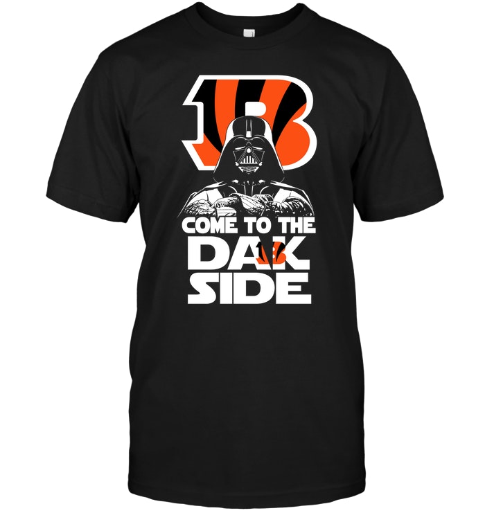 Cincinnati Bengals "come To The Dark Side" Star Wars T-Shirt Cincinnati Bengals "come To The Dark Side" Star Wars T-Shirt