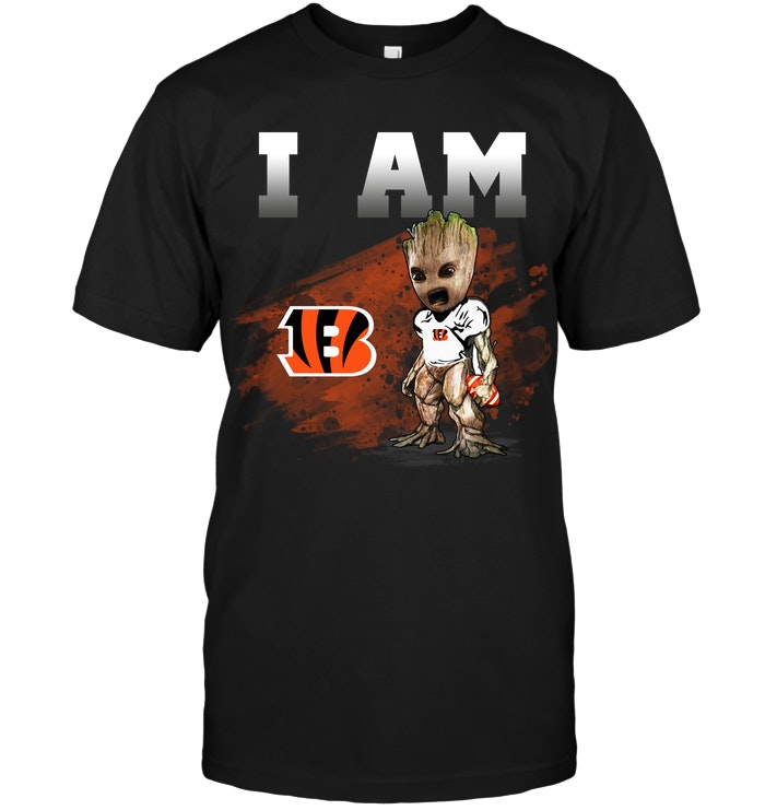 Cincinnati Bengals "i Am Groot" T-Shirt Cincinnati Bengals "i Am Groot" T-Shirt