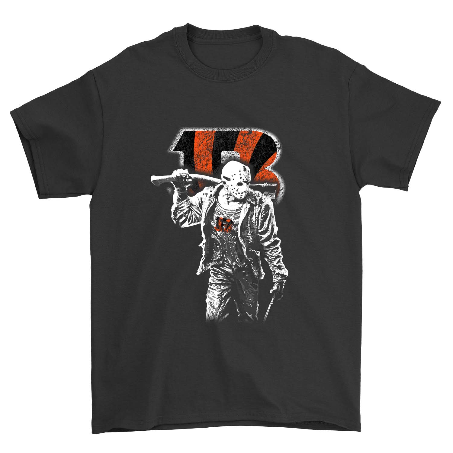 Cincinnati Bengals "jason Voorhees" T-Shirt Cincinnati Bengals "jason Voorhees" T-Shirt