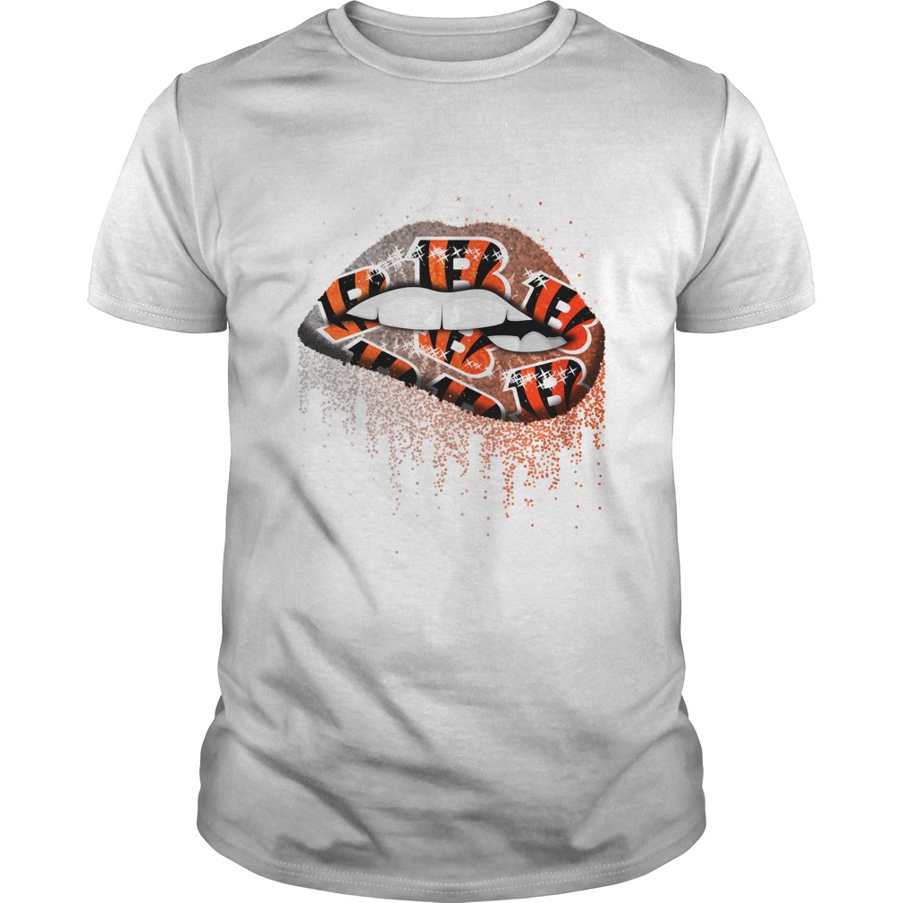 Cincinnati Bengals Lips T-Shirt Cincinnati Bengals Lips T-Shirt